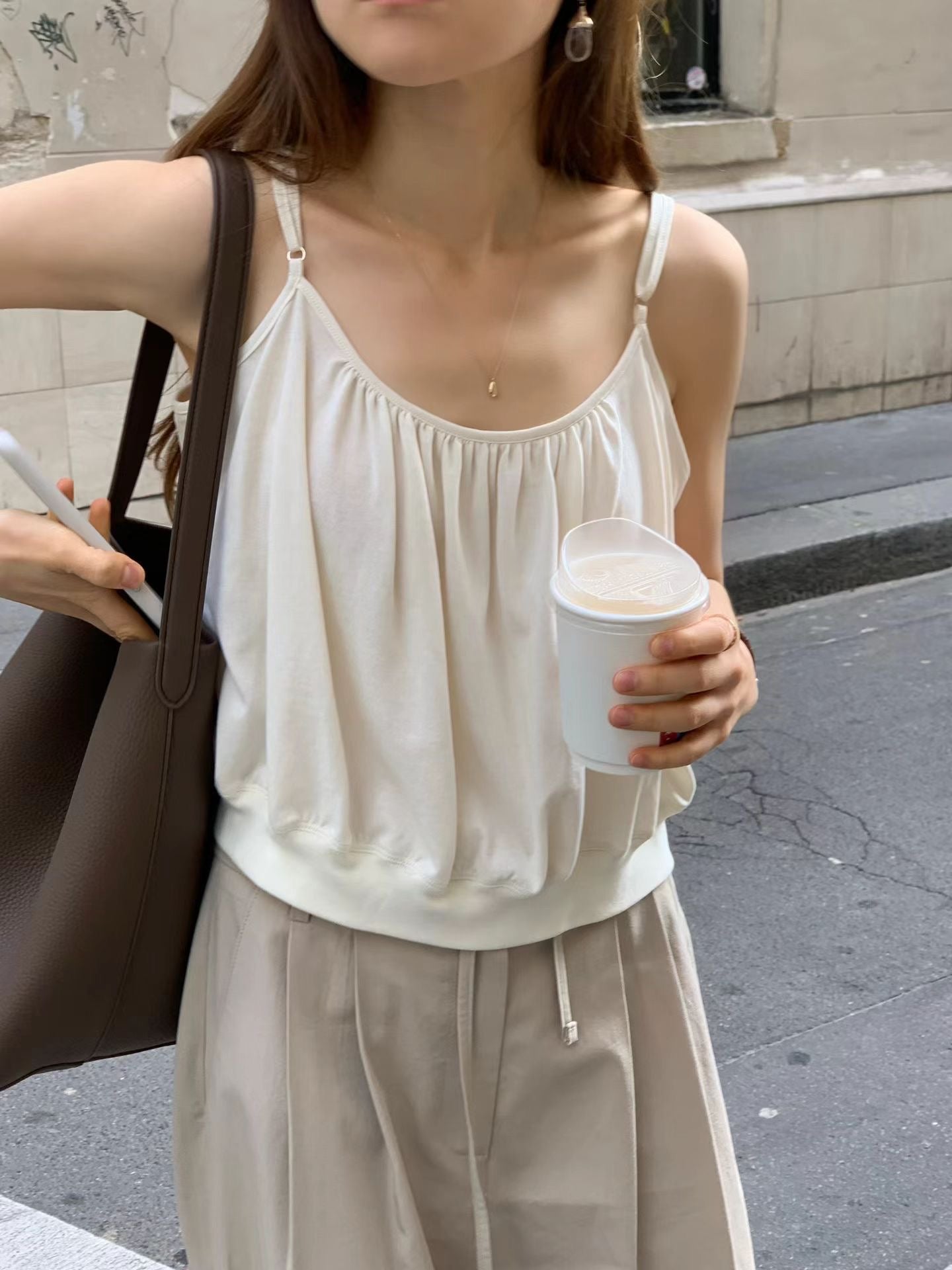 Haze shirring blouse