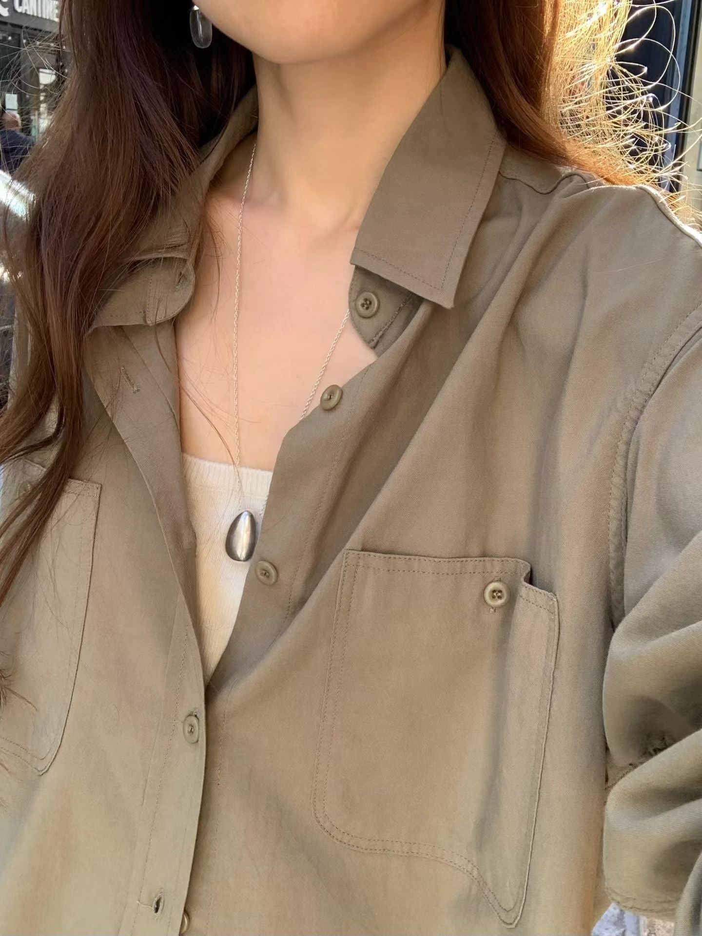 Phoebe pocket shirt