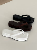 Mood square platform sandal