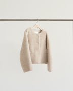 Sage minc fur jacket