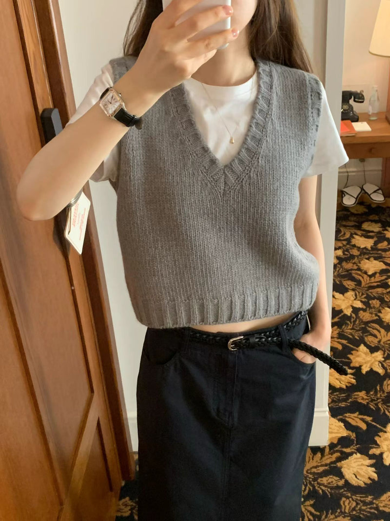 Cliff knit vest