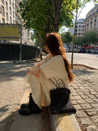Sepia pleats skirt