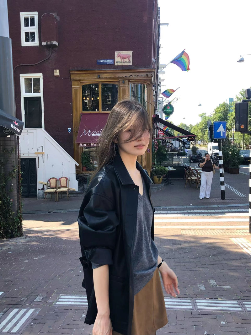 Mine leather jacket