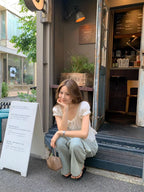 Jane puff blouse