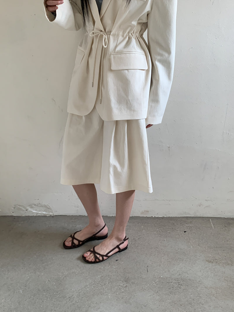 Nuance velvet line sandal