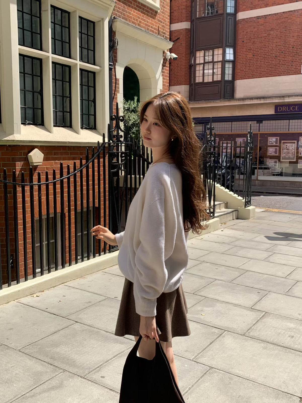 Mini flare skirt
