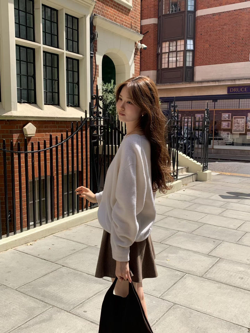 Mini flare skirt