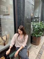 Caul neck blouse