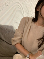 Row mohair hacch knit