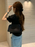 [Instock] Frill lace blouse (ivory)