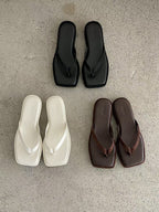 Mood square platform sandal