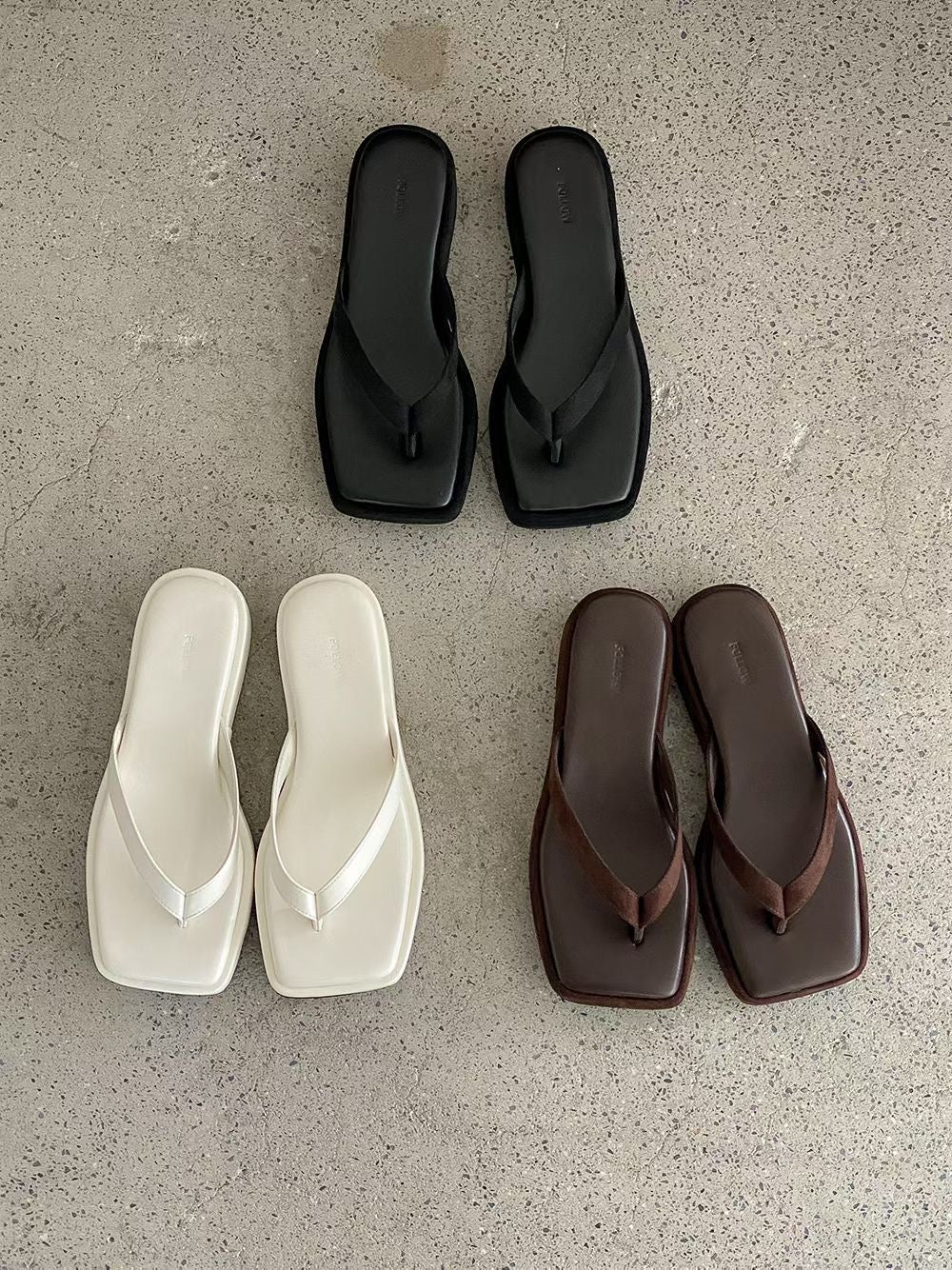Mood square platform sandal