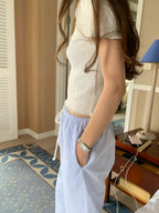 Wrinkle half tee