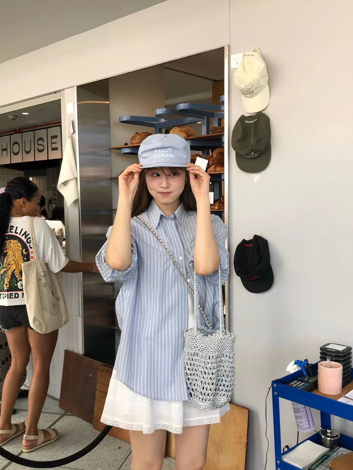 Merci stripe shirt