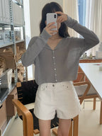 Lily square golgi cardigan