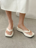 Mood square platform sandal