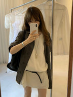Thin twisted belt