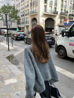 Wool maxi slacks