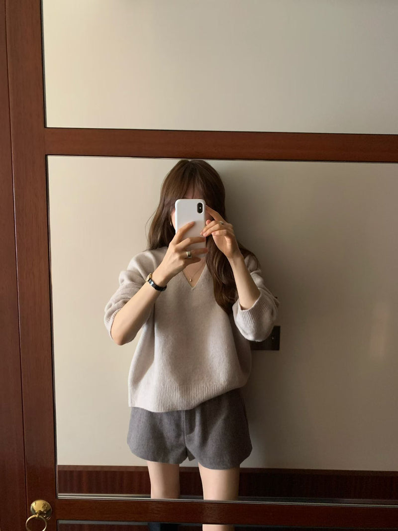 Eden wool shorts