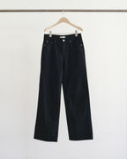 Black cotton kimo pants