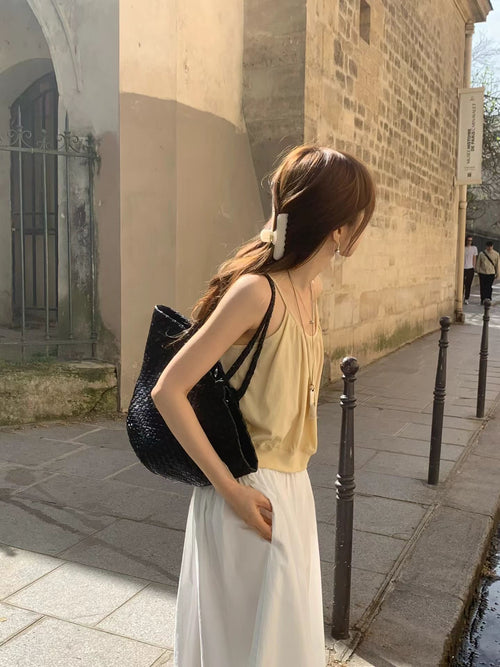 Ballet shirring skirt