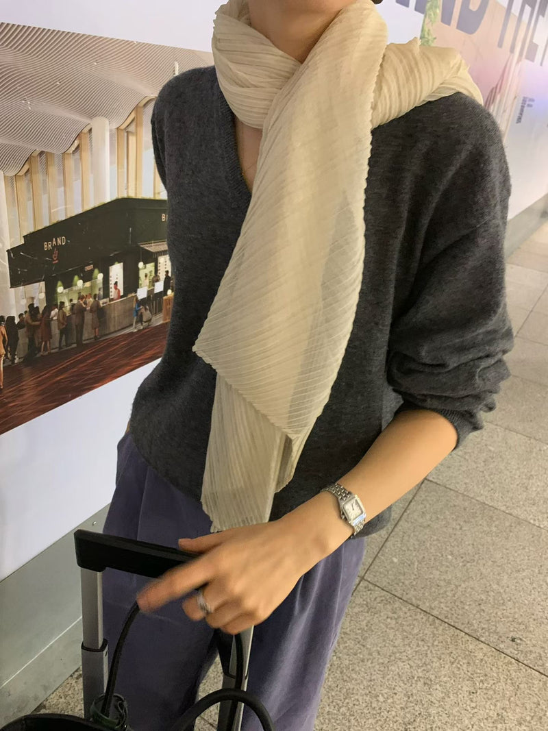 Pleats muffler