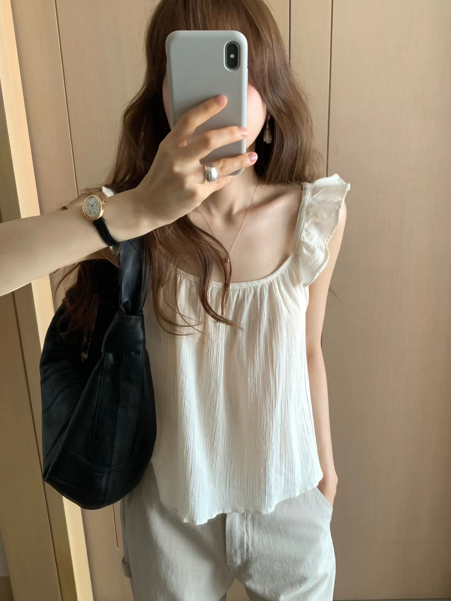 Annie frill blouse
