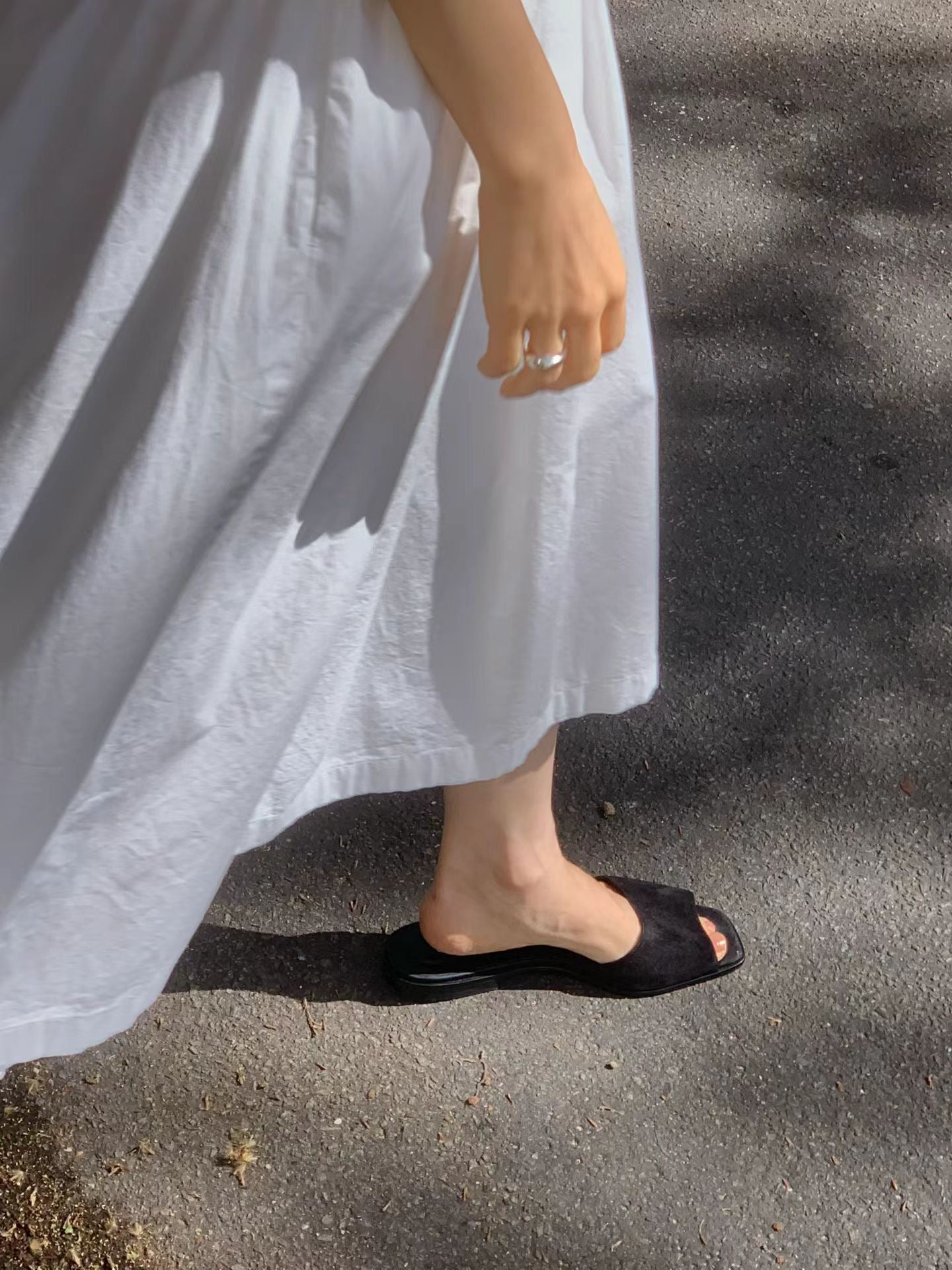 Ballet shirring skirt