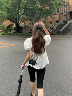 [sale] lace pintuck blouse