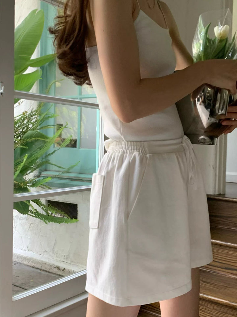 Ribbon banding shorts