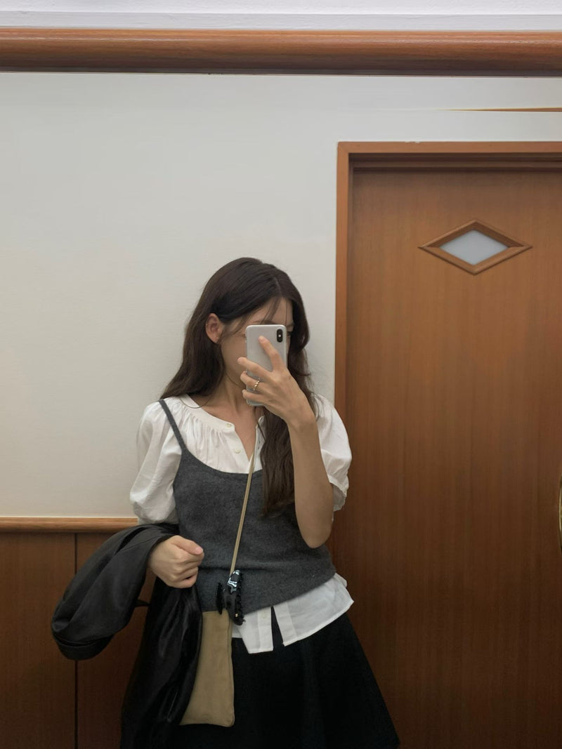 Mini flare skirt