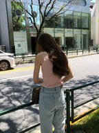 Organic linen sleeveless knit