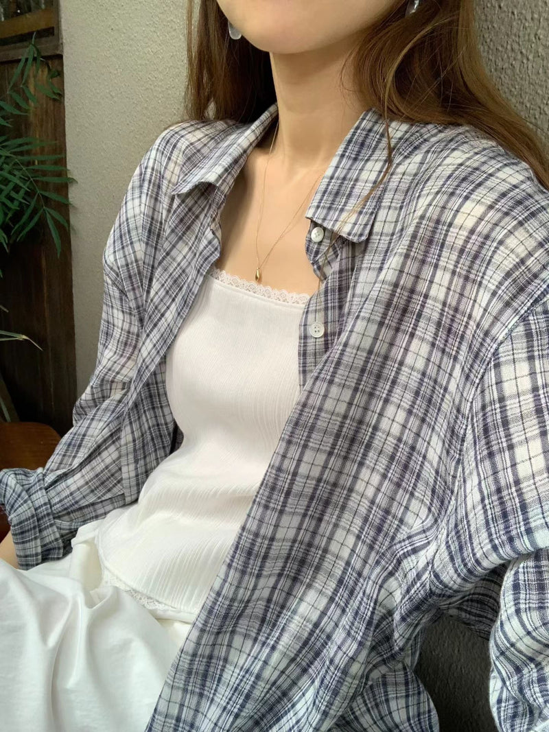 Summer check shirt