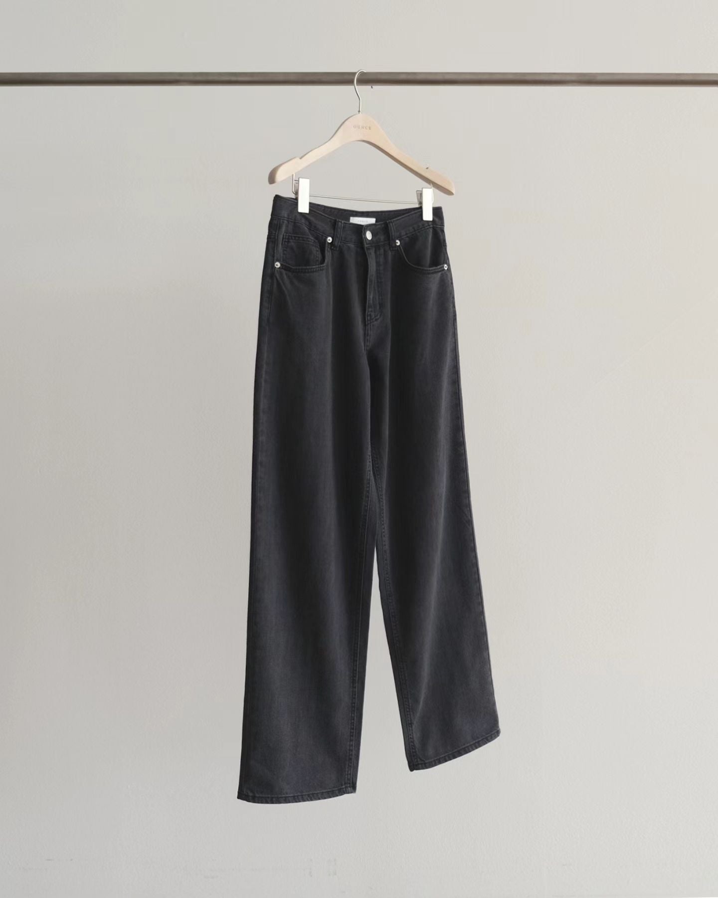 Summer washing black denim