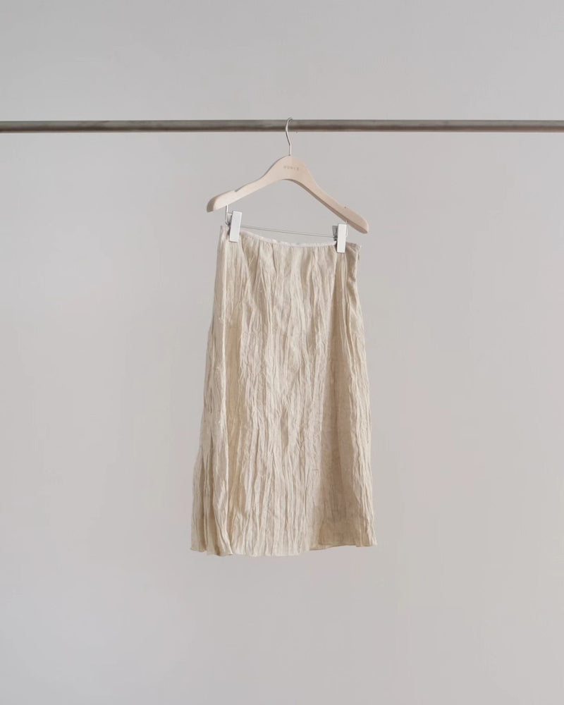 Sepia pleats skirt