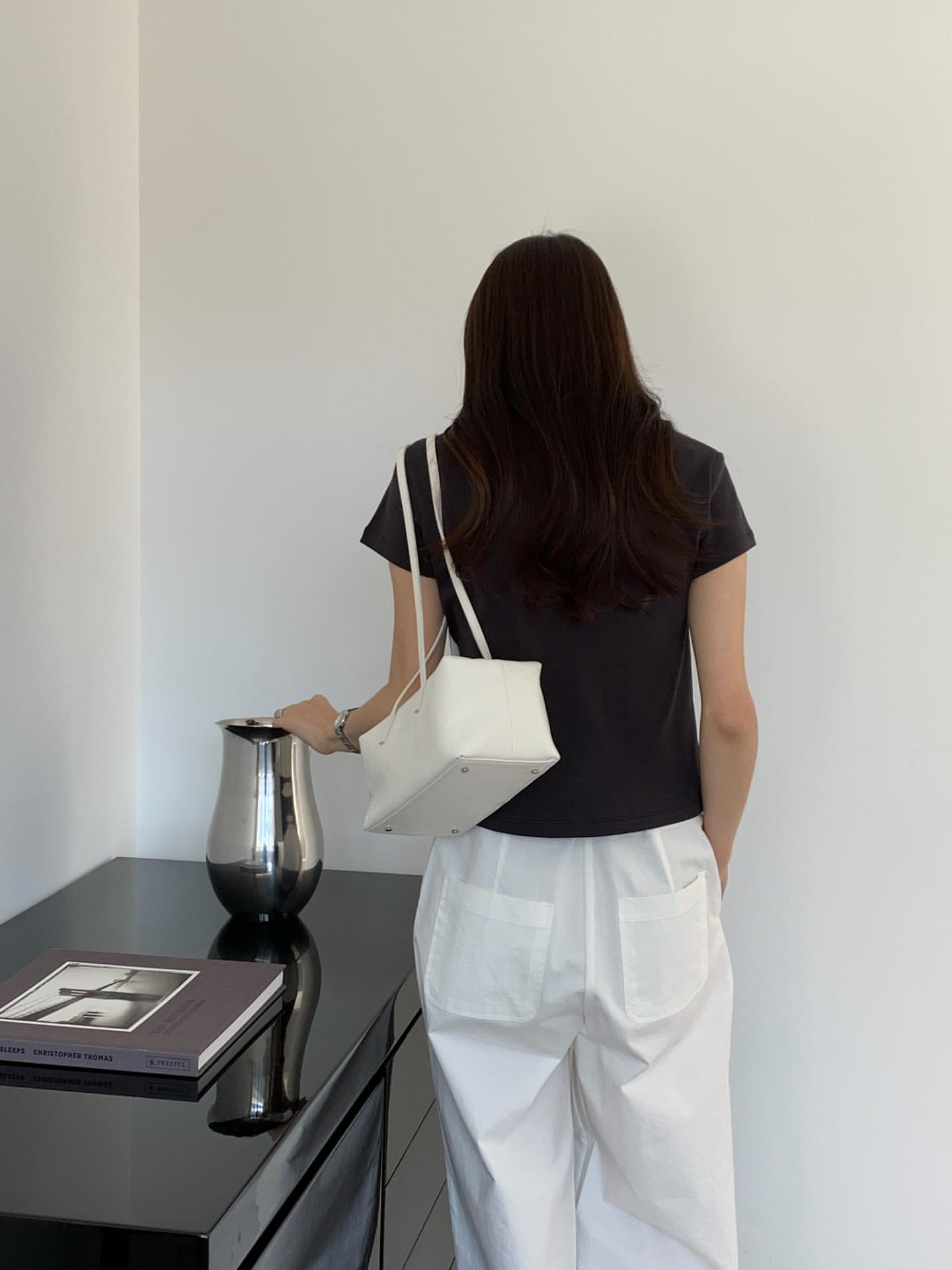 [sale] Pocket washing pants (ivory)
