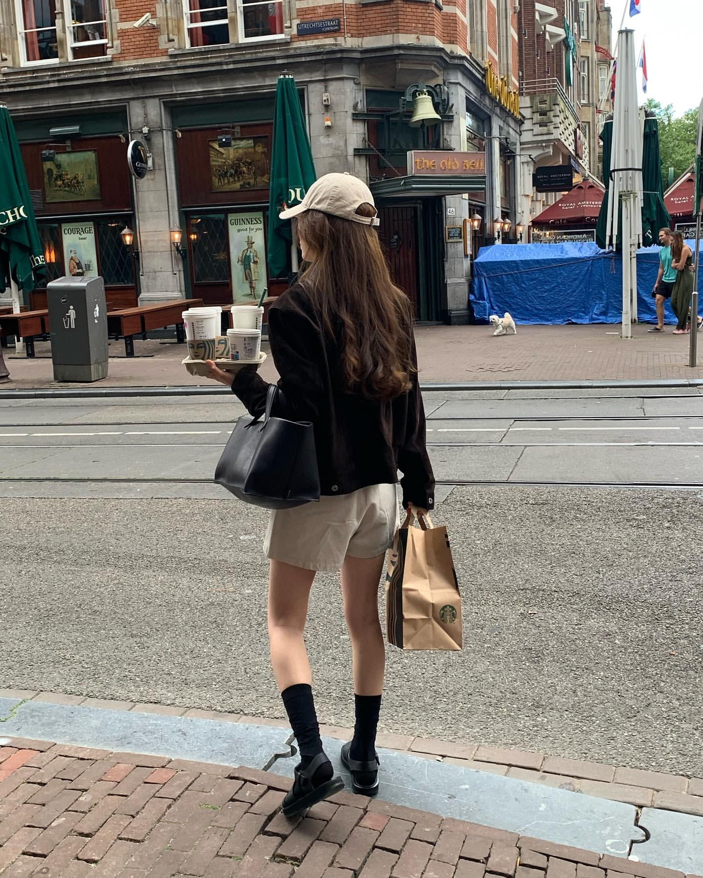 [sale] Studio leather jacket (brown)