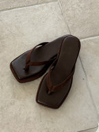 Mood square platform sandal