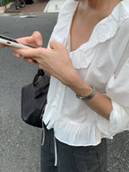 Ameli frill blouse