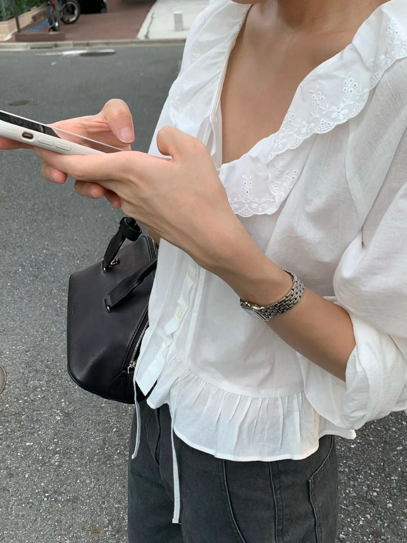 Ameli frill blouse