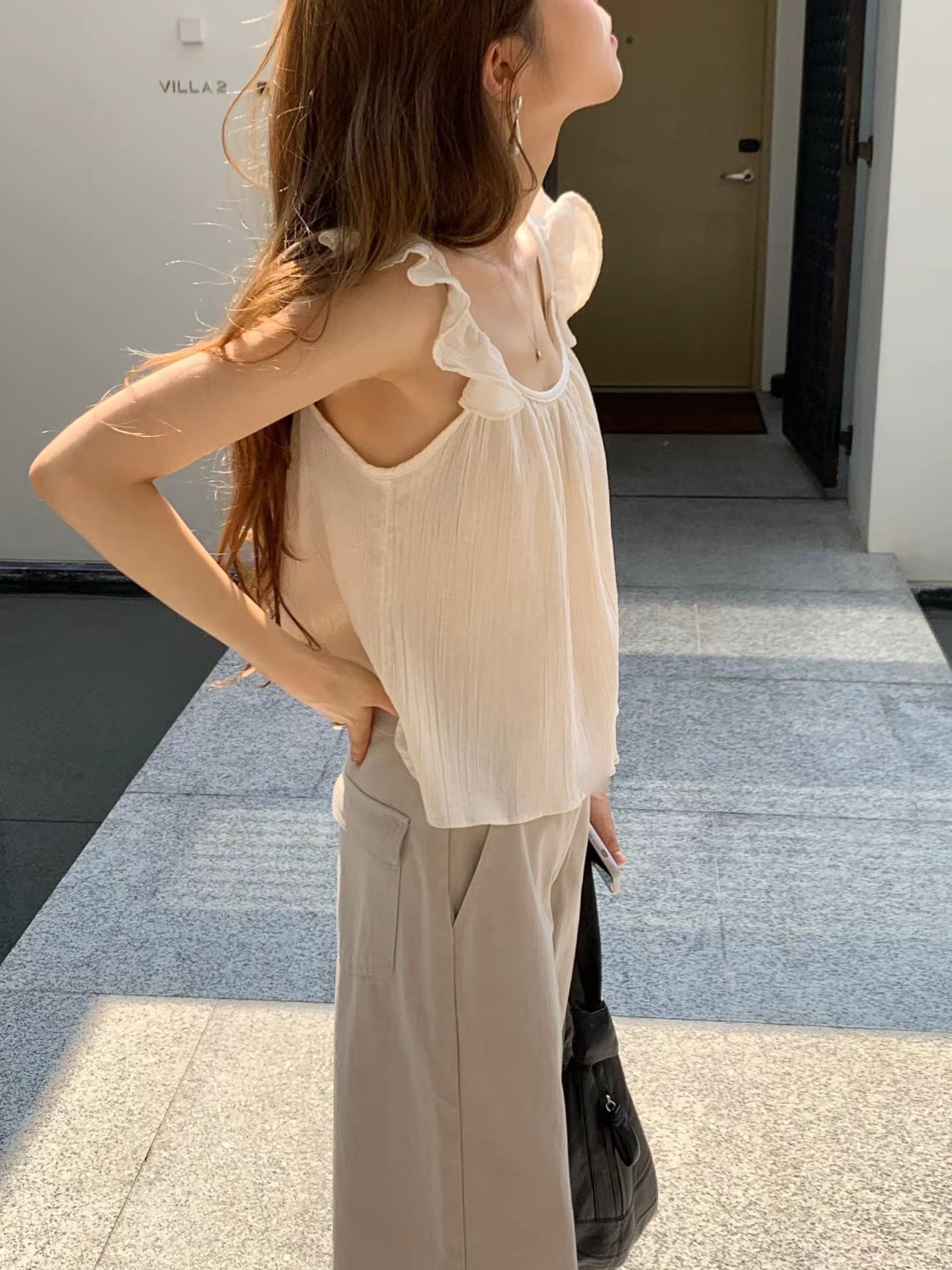 Annie frill blouse