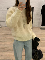 Roan mohair round knit