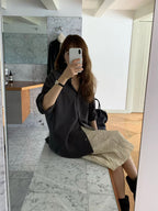 Sepia pleats skirt
