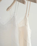 [Instock] Camisole lace blouse (ivory)