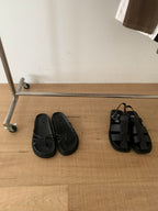 Twist strap sandal