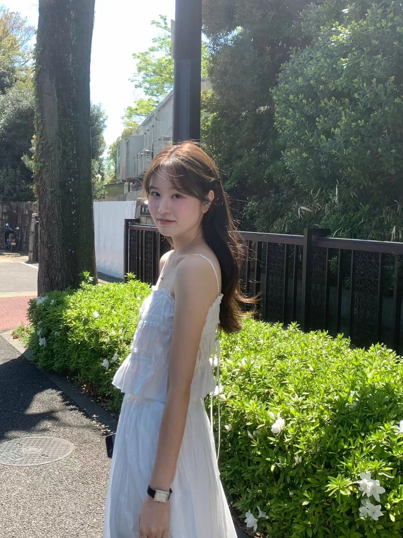 Tiered ribbon blouse