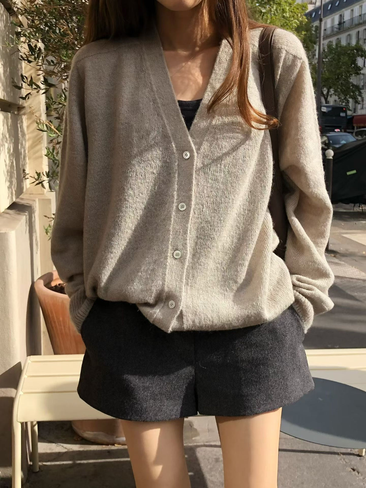 Eden wool shorts
