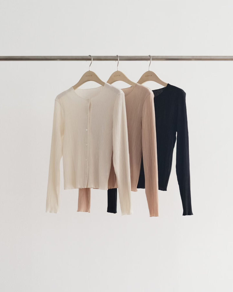 Simon pleats cardigan