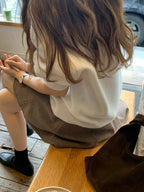 Rosy wholegarment knit