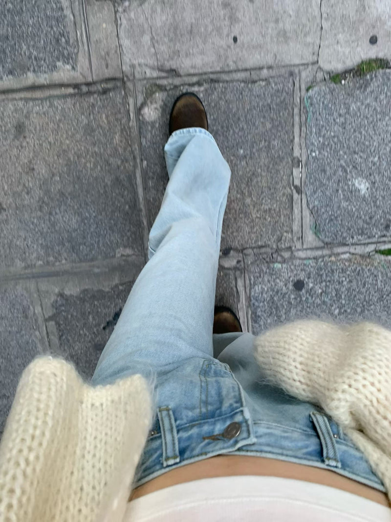 Grain mohair cardigan